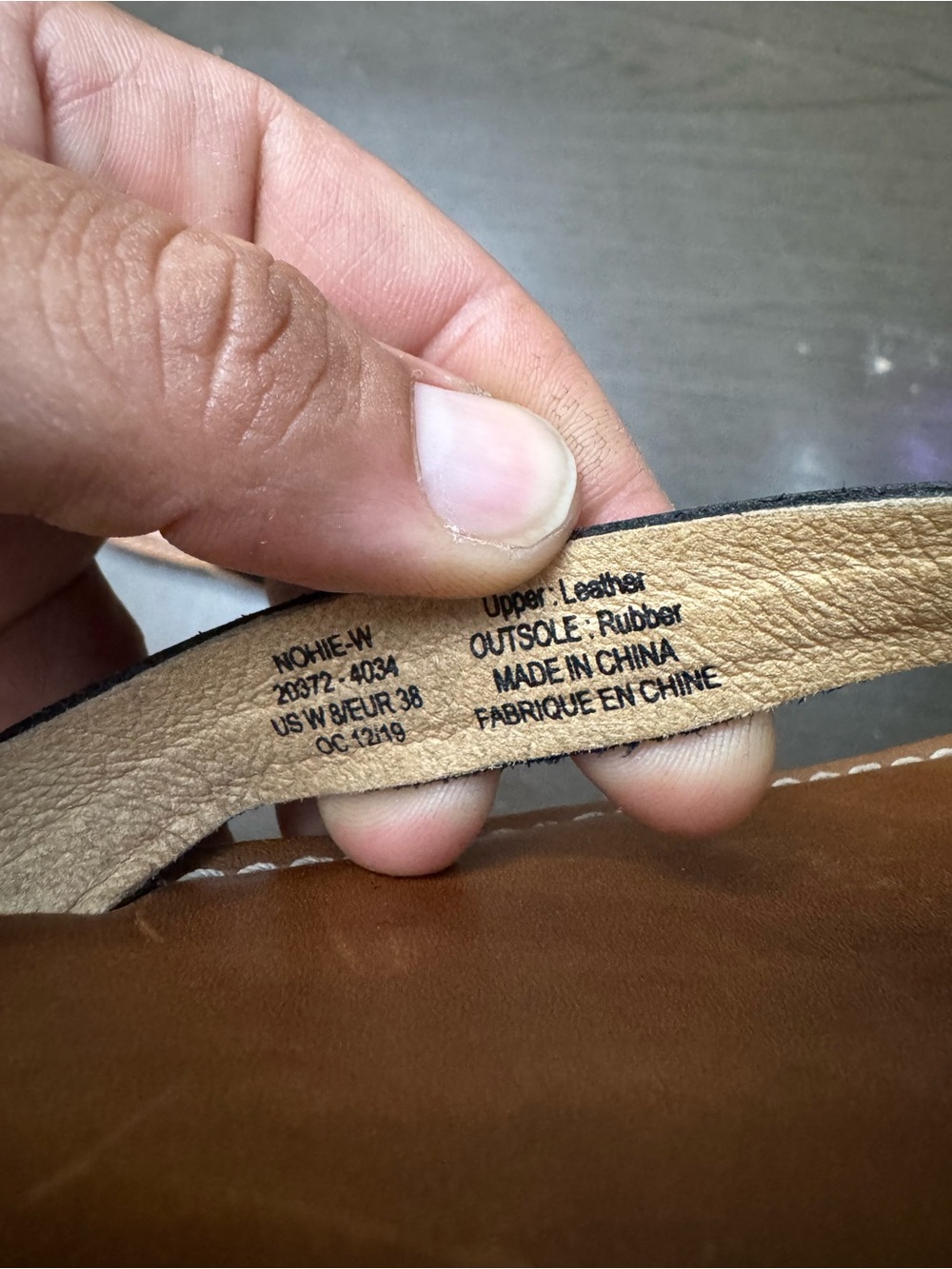 OluKai Black. Nohie Flip Flop size w 8 - Picture 11 of 13